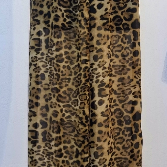 Stunning Flowy Wide Leg Pants Size L (D8991) - Picture 5 of 6